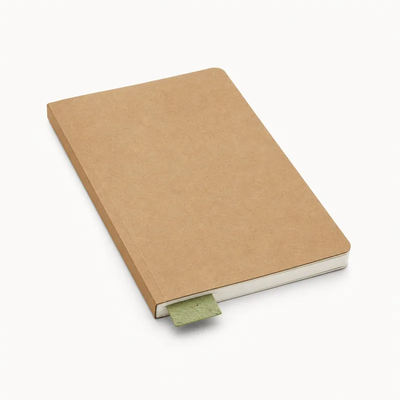 Sprout Recycled Notebook with a custom printed logo