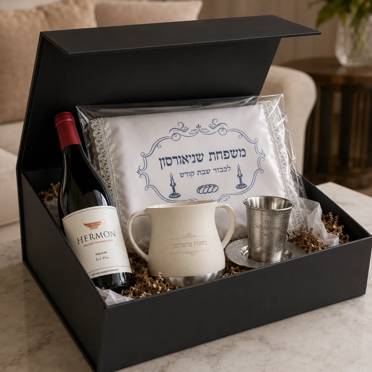 The perfect housewarming gift. with a custom printed logo